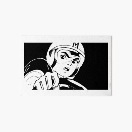 Artikel-Vorschau von Speed Racer Schwarzweiss-Design, designt und verkauft von Persona-.