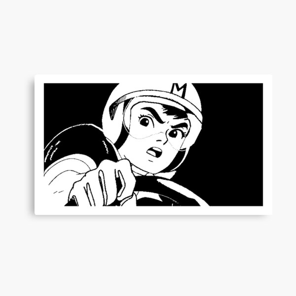 Item preview, Speed Racer Black and White Design designed and sold by Persona-.