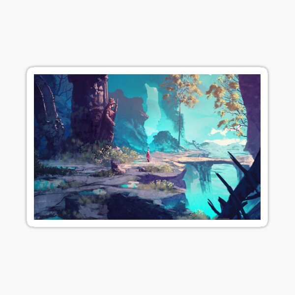 The king's journey Sticker