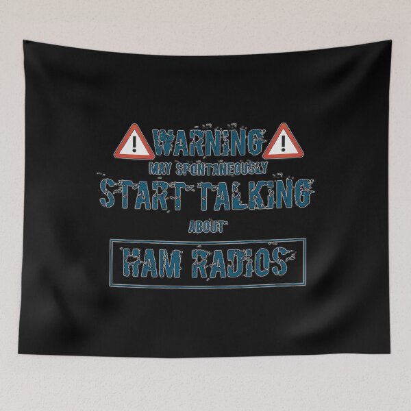 Item preview, Warning ham radio designed and sold by Vroomie.