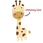 «Hola parche estampado de jirafa !!» de Victor Durden