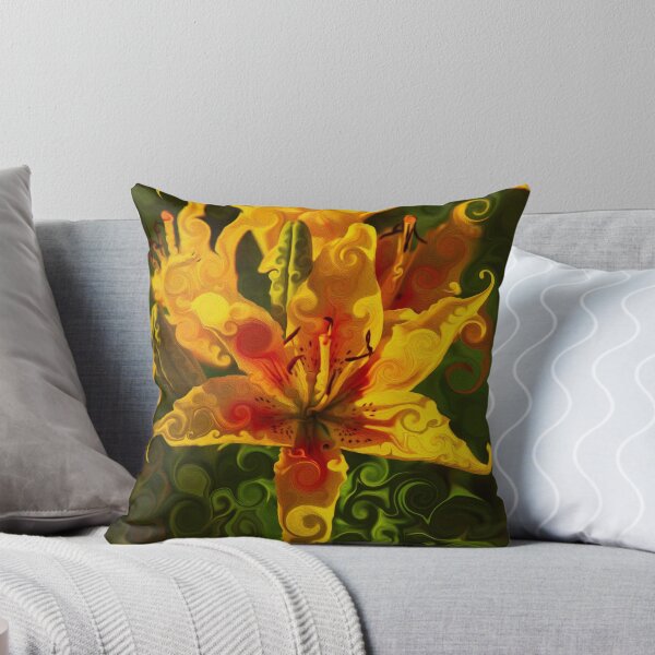 Item preview, Golden Beauties - Abstract Yellow Lily - Omaste Witkowski owfotografik.com designed and sold by Omaste Witkowski.