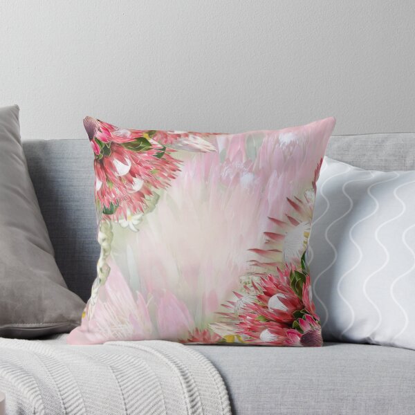Item preview, Fuchsia  Protea's with Blush & Gold Ribbons designed and sold by NadineMay.
