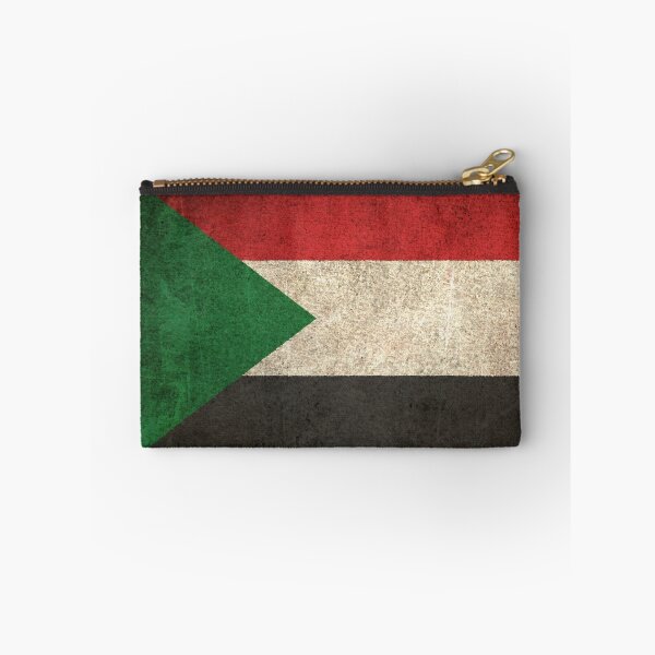 Item preview, Old and Worn Distressed Vintage Flag of Sudan designed and sold by JeffBartels.