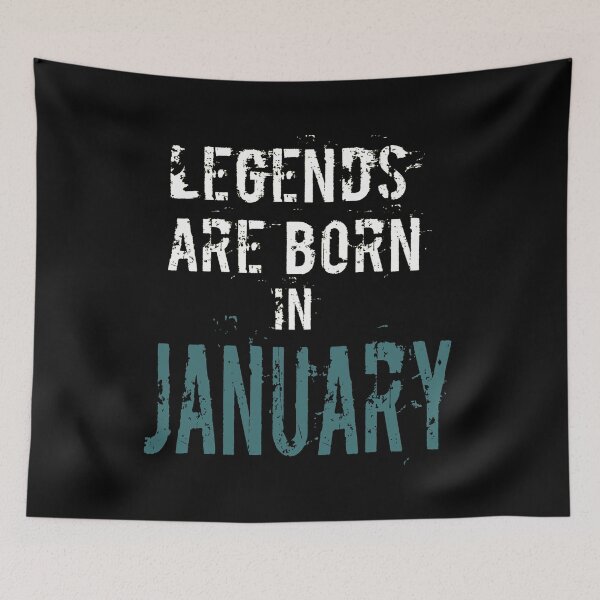 Item preview, Legends Are Born In January Birthday designed and sold by Vroomie.