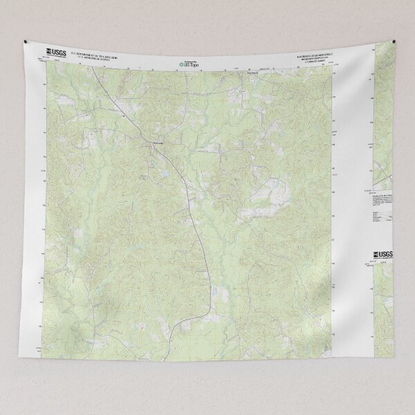 Item preview, USGS TOPO Map Mississippi MS Harrisville 20120323 TM designed and sold by WetdryvacRBO2.
