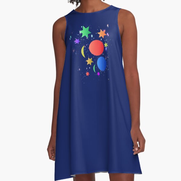 The Galaxy A-Line Dress