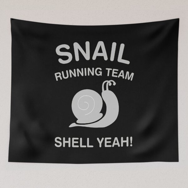 Item preview, Snail Running Team Shell Yeah designed and sold by Vroomie.