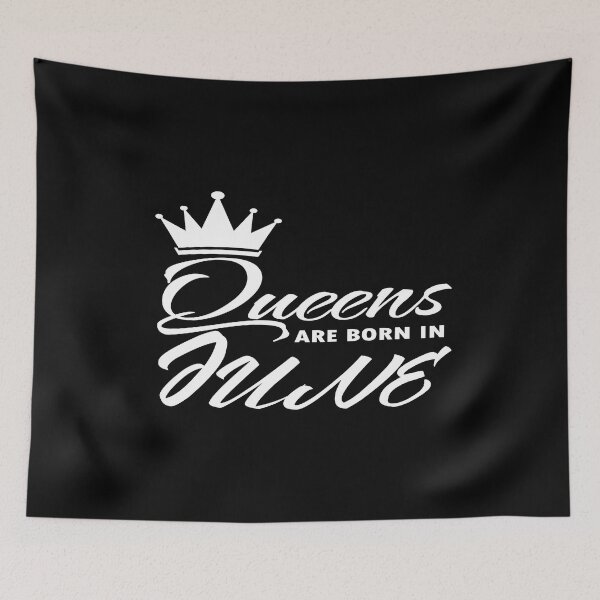 Item preview, Queens Are Born In June designed and sold by Vroomie.