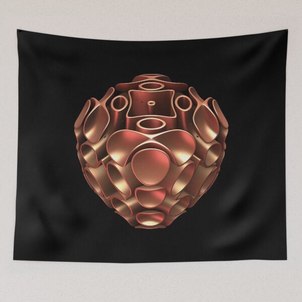 Item preview, Copper - Mandelbulb 3D Fractal Rendering designed and sold by Lyle Hatch.