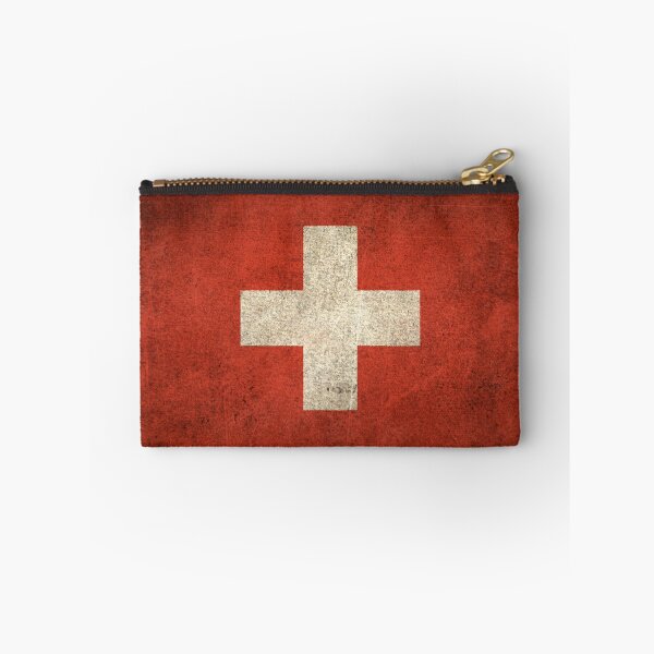 Artikelvorschau, Alte und abgenutzte Vintage Flagge der Schweiz entworfen und verkauft von JeffBartels.