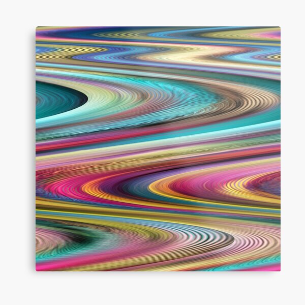 abstract Metal Print