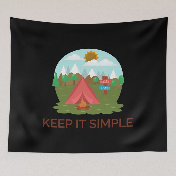 Item preview, Keep It Simple Camping designed and sold by Vroomie.