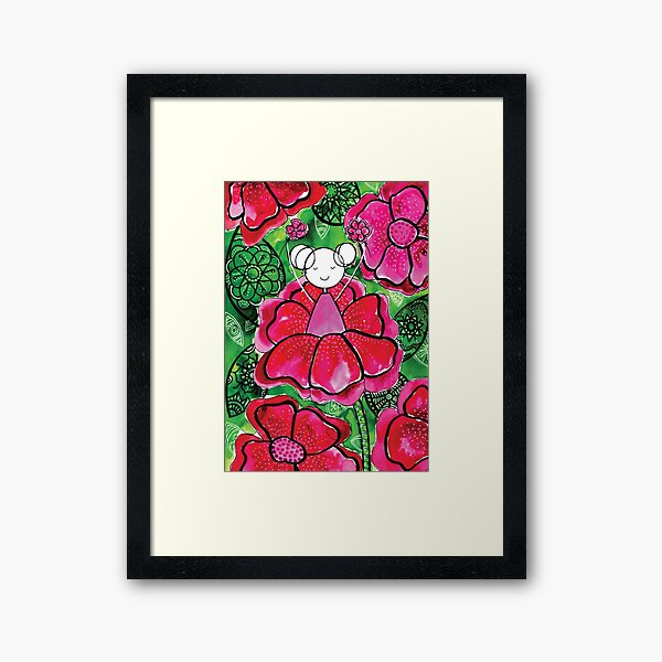 Dare to BLOOM Framed Art Print