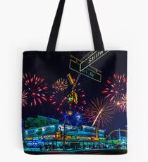 Saturday Night At Coney Island Tote Bag