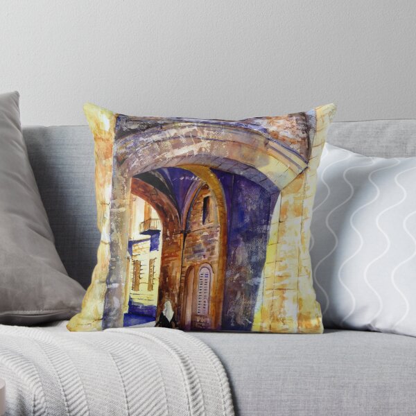 City gate Throw Pillow