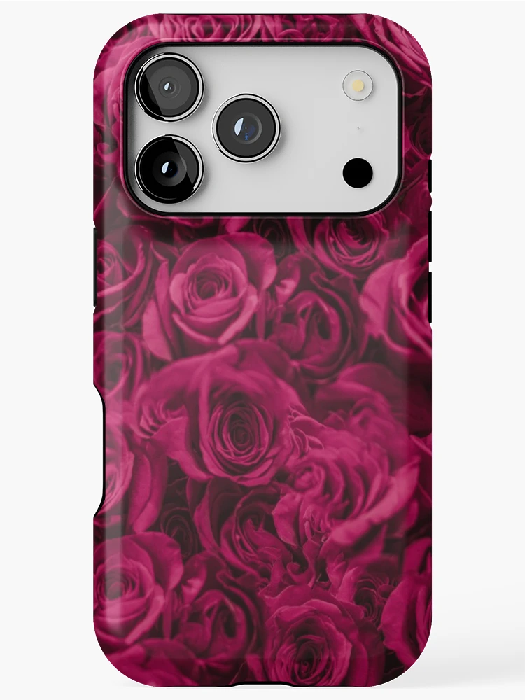 Thumbnail 1 of 4, iPhone Case, Pink Roses designed and sold by Leah Flores.