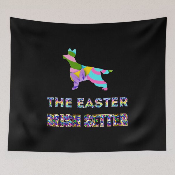 Artikelvorschau, Easter Irish Setter entworfen und verkauft von artworkbyrihen.