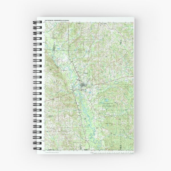 Item preview, USGS TOPO Map Mississippi MS Hattiesburg 337216 1994 100000 designed and sold by WetdryvacRBO2.