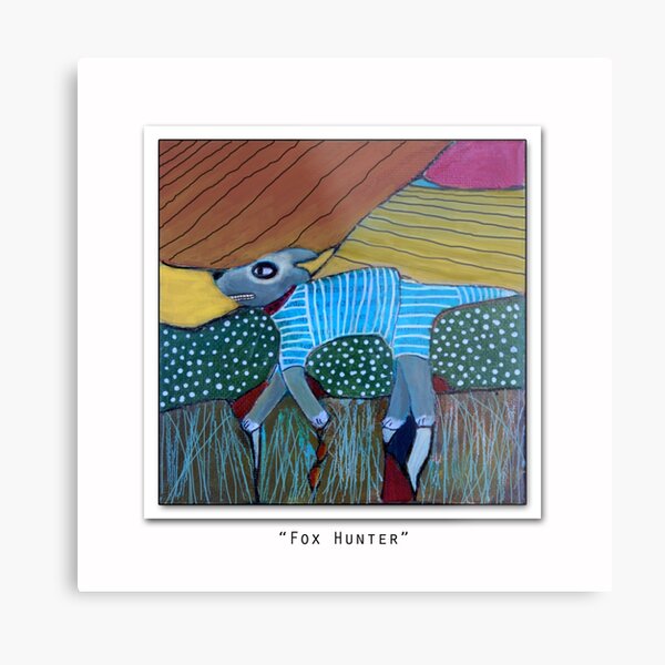 Fox Hunter Metal Print