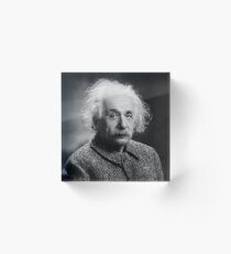 Bloque acrílico Albert Einstein