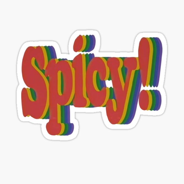 spicy! retro Sticker