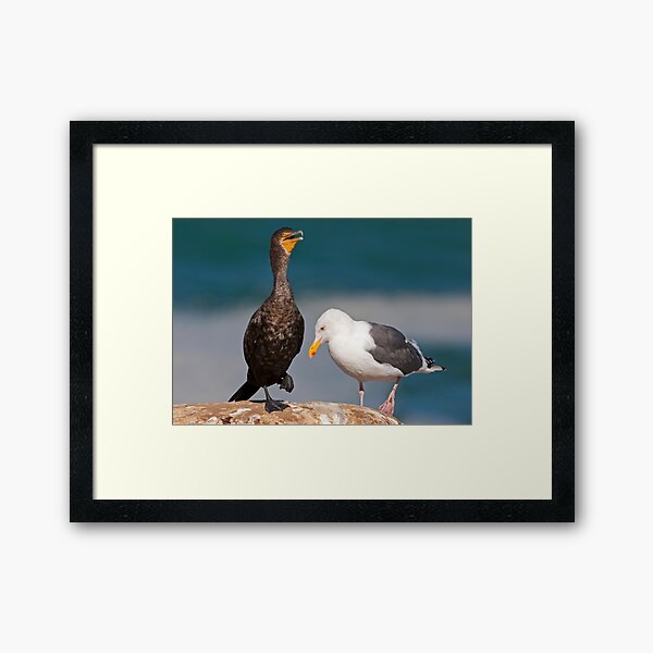 "It Really Hurts!" Framed Art Print