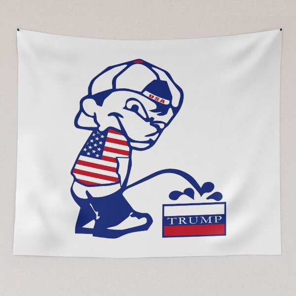 Item preview, USA Piss on Russian Trump designed and sold by ProtestDonald.