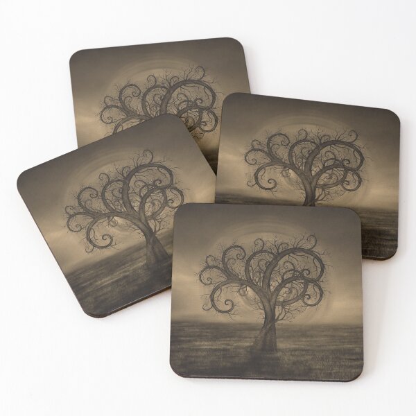 Item preview, Golden Spiral Tree Sepia designed and sold by Nartissima.
