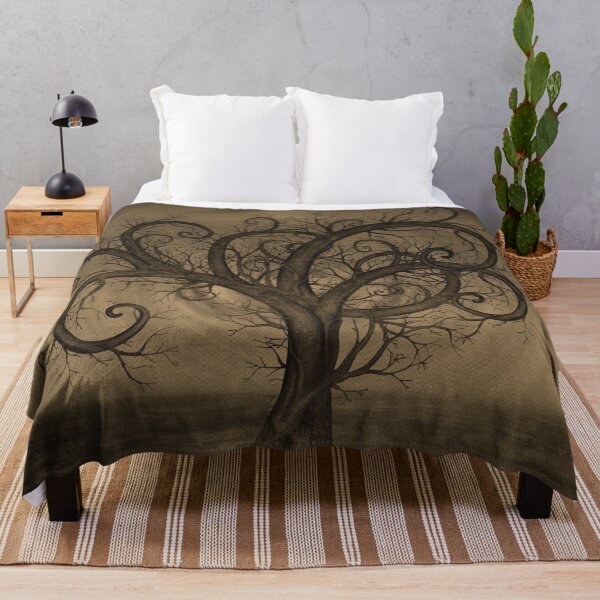 Item preview, Golden Spiral Tree Sepia designed and sold by Nartissima.