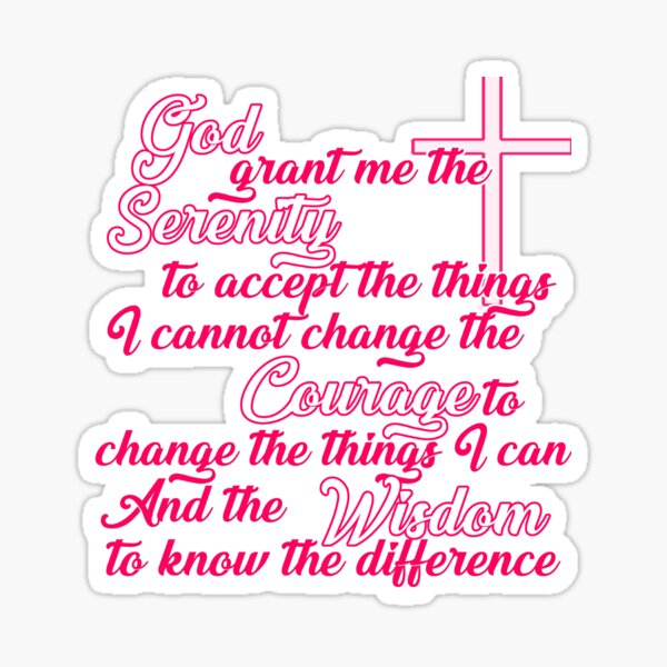 serenity prayer gifts merchandise for sale redbubble