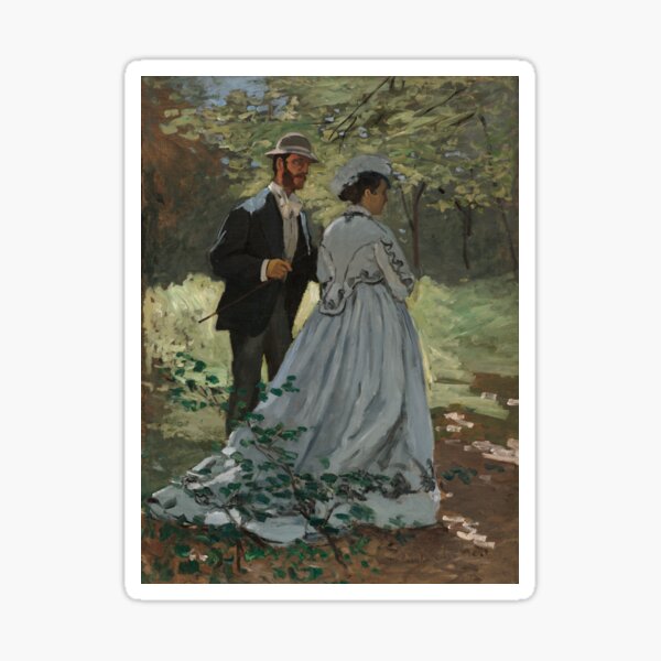 Bazille and Camille Sticker