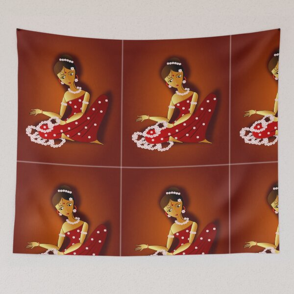 Item preview, Kutty and her flowers designed and sold by tandoor.