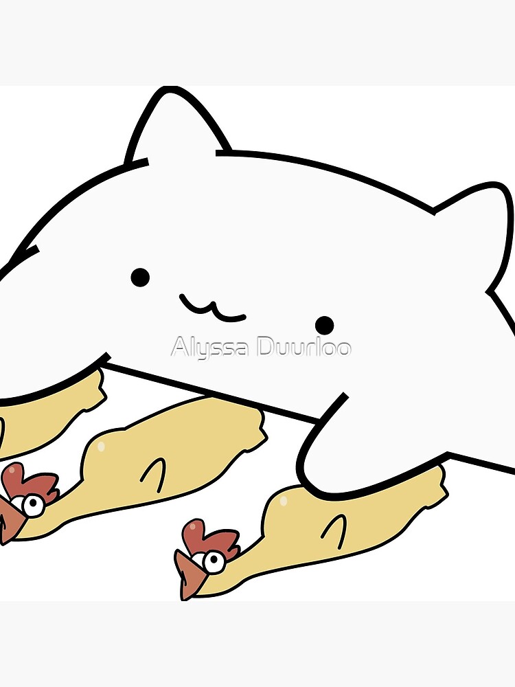 bongo cat pillow