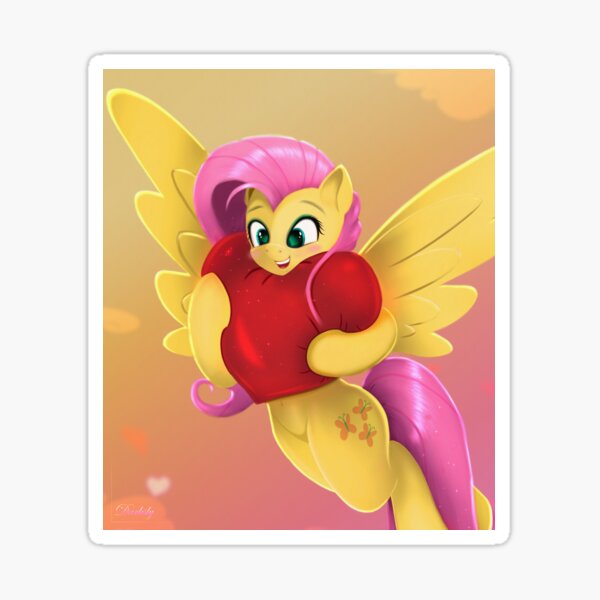 Fluttershy Heart And Hooves Day Sticker