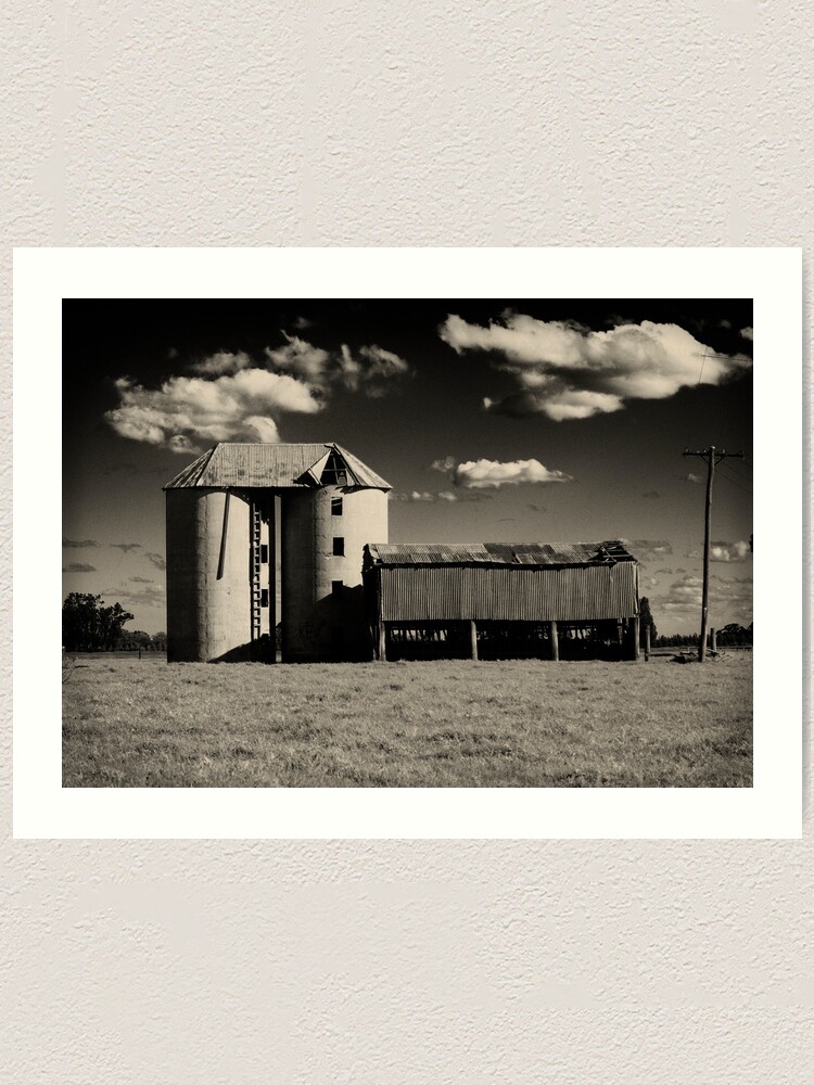 Alternate view of Silos at Shoalhaven 2 Art Print