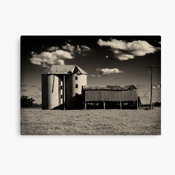 Silos at Shoalhaven 2 Canvas Print