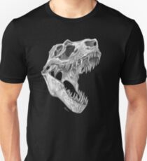 Camiseta unisex T-rex skull