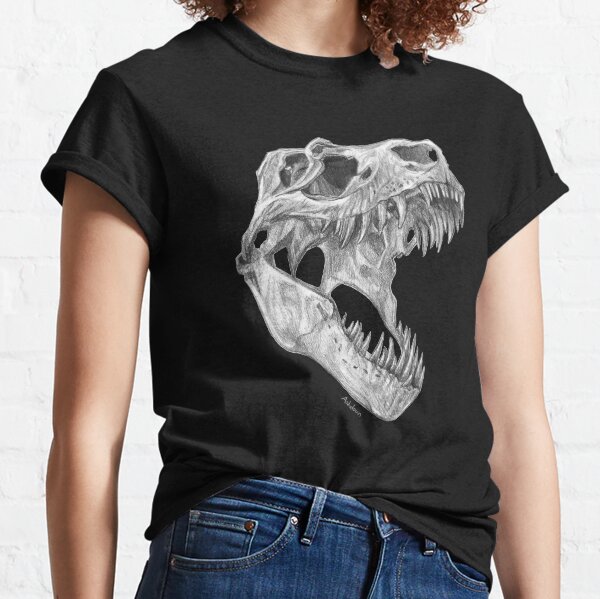 T-Rex Schädel Classic T-Shirt