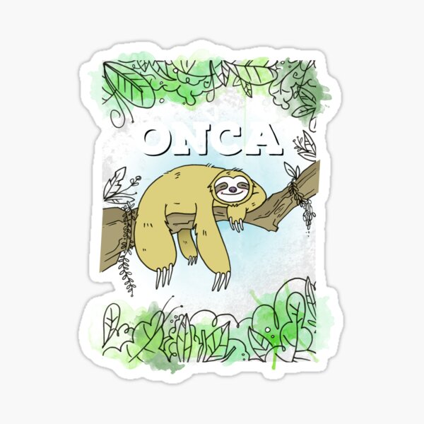 HAPPY SLOTH Sticker
