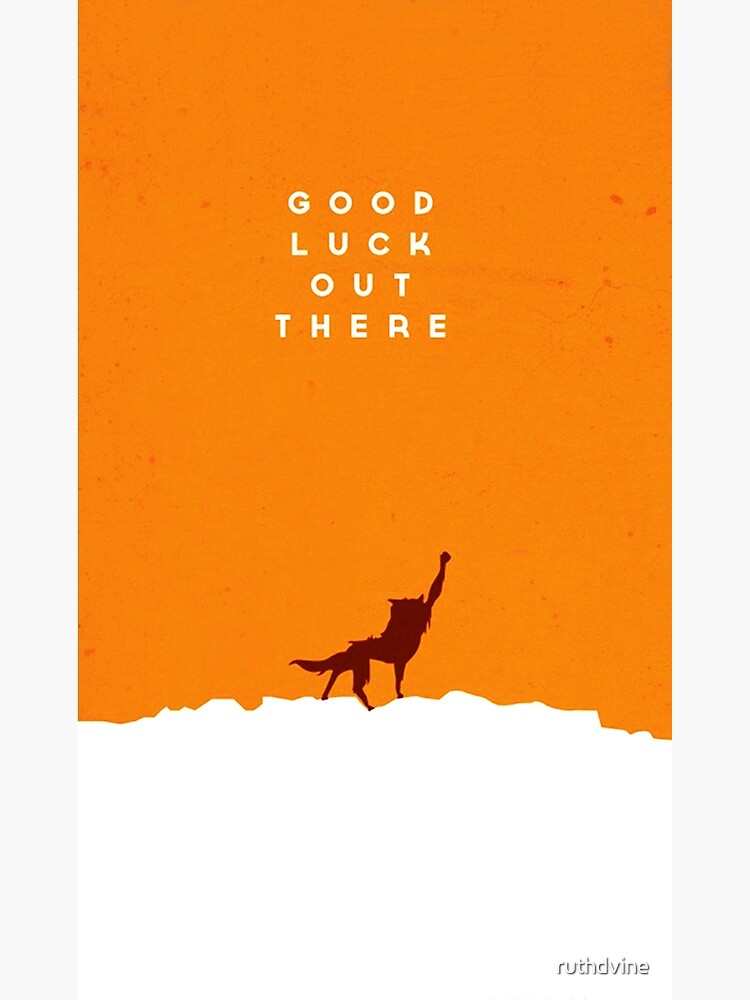 "good luck fox" Poster for Sale by ruthdvine Redbubble
