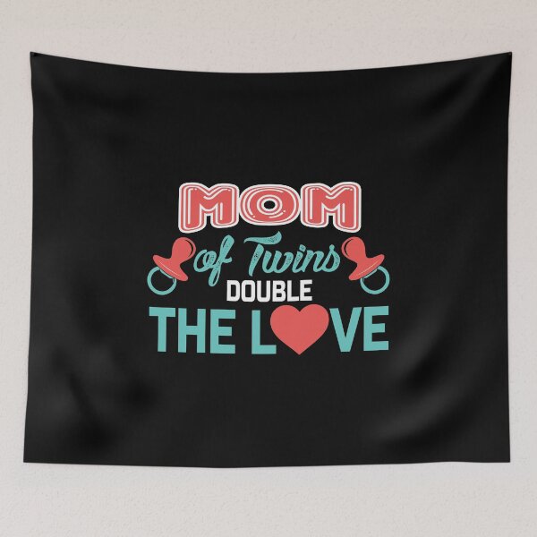Item preview, Mom Of Twins, Double The Love, Mother Of Twins, Twin Mama designed and sold by Designs4Less.