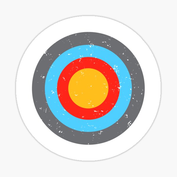 "Archery Target" Sticker by BiagioDeFranco | Redbubble