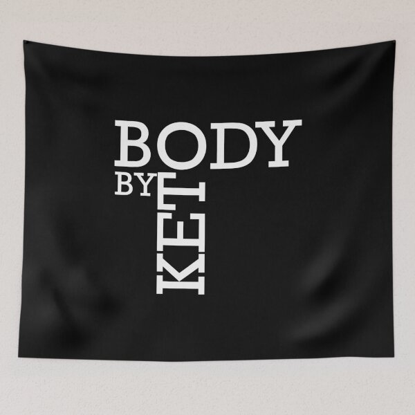 Item preview, Body By Keto Ketones Ketosis Diet Funny Keto designed and sold by Designs4Less.