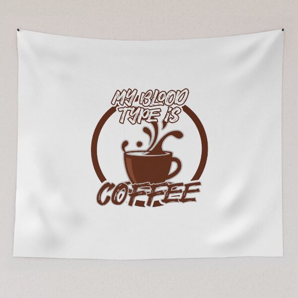 Item preview, blood type coffee designed and sold by Rokahr-overland.
