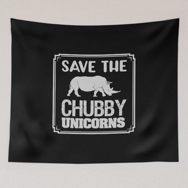 Item preview, Save The Chubby Unicorns, Funny Rhino, Rhino Lover, Rhino Gift designed and sold by Designs4Less.