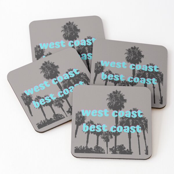 Item preview, west coast best coast designed and sold by GrasslandDesign.