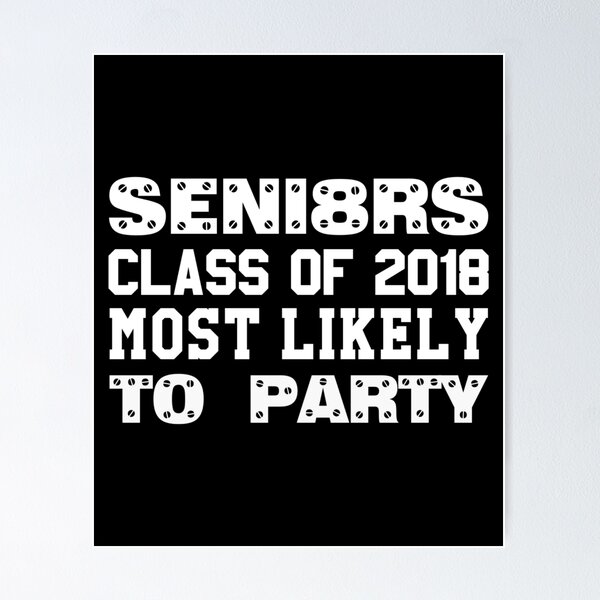 Item preview, Seniors Class Of 2018,  Seniors 2018, Graduation 2018 designed and sold by Designs4Less.