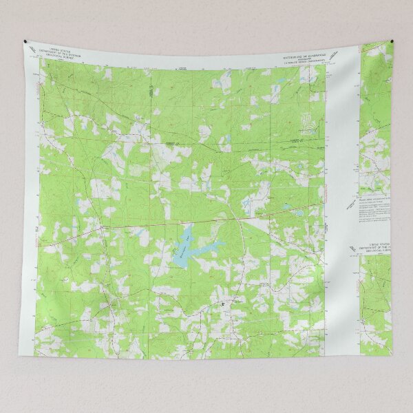Artikelvorschau, USGS TOPO Karte Mississippi MS Hattiesburg SW 335771 1965 24000 entworfen und verkauft von WetdryvacRBO2.