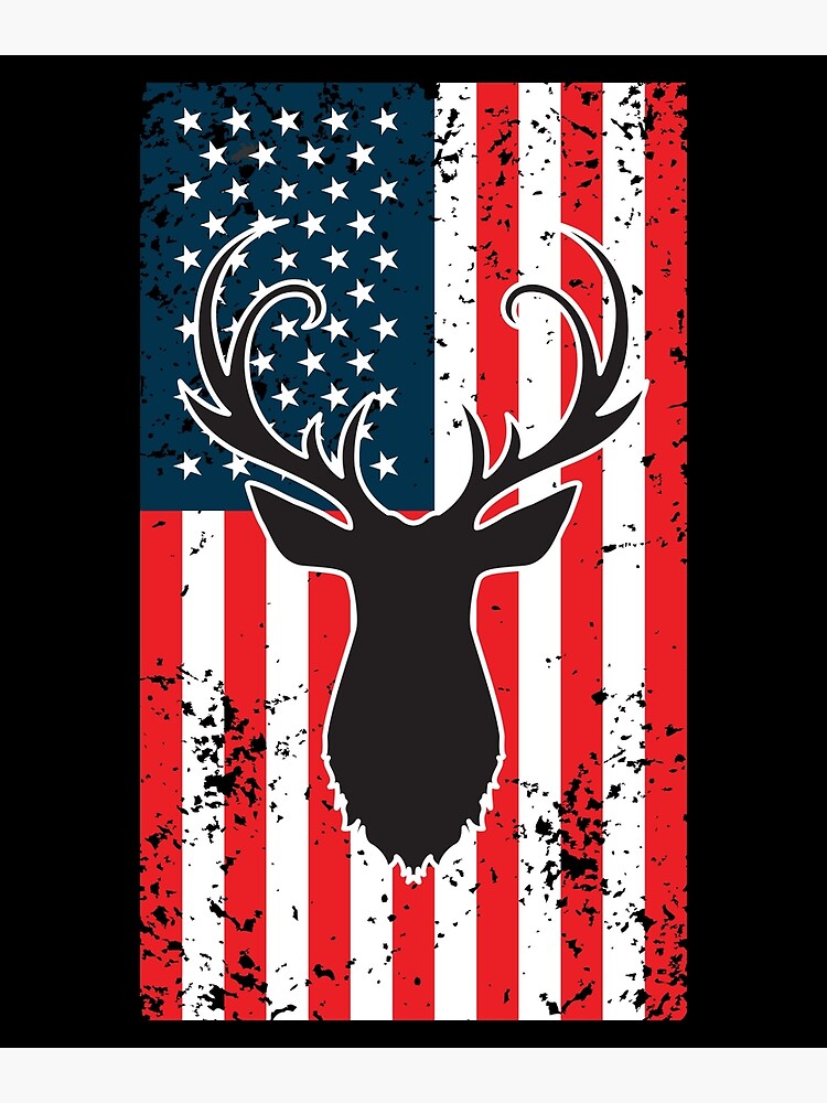 Buy American Flag Deer Head Camouflage PNG Design Patriotic Online in India   Etsy